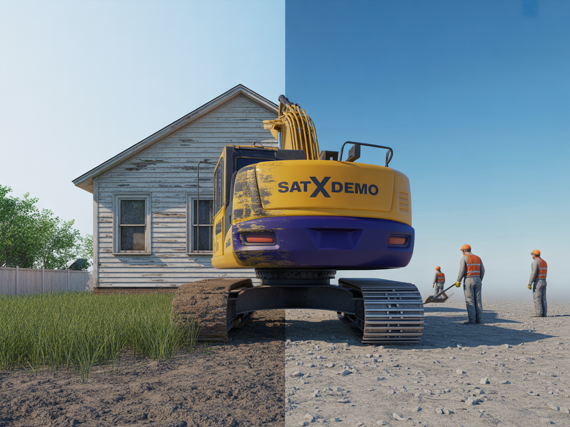 Before and After Demolition Results