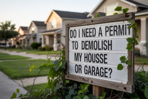 Do I Need a Permit to Demolish My House or Garage in San Antonio?